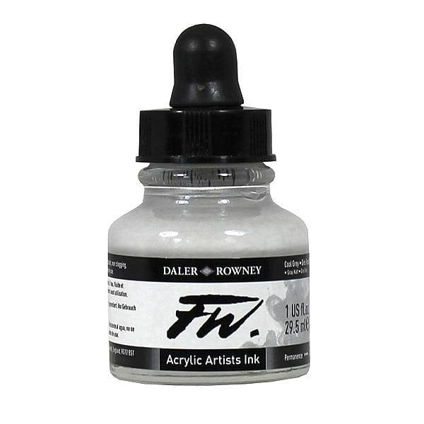 Daler-Rowney FW Acrylic Artists Ink 29.5ML - Cool Grey 160029053 cool grey Daler-Rowney FW Acrylic Artists Ink 29.5ML - Cool Grey