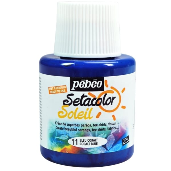 Pebeo Setacolor Soleil 110ml - Cobalt Blue