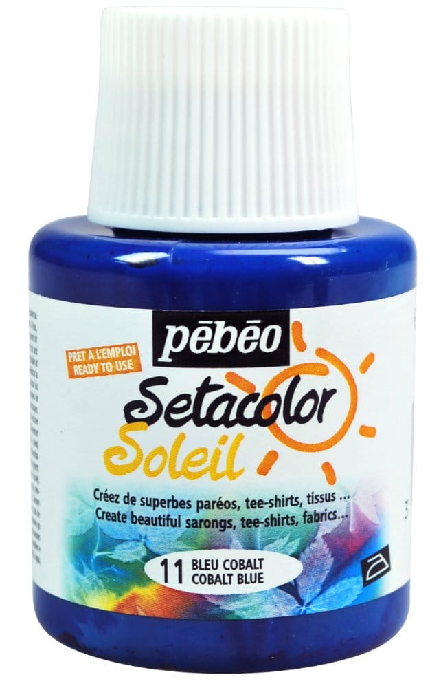 Pebeo Setacolor Soleil 110ml - Cobalt Blue