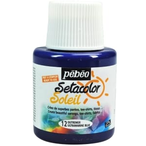 Pebeo Setacolor Soleil 110ml - Ultramarine Blue