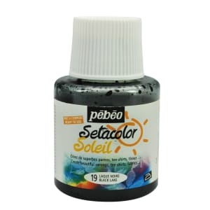 Pebeo Setacolor Soleil 110ml - Black Lake