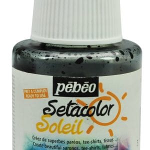 Pebeo Setacolor Soleil 110ml - Black Lake