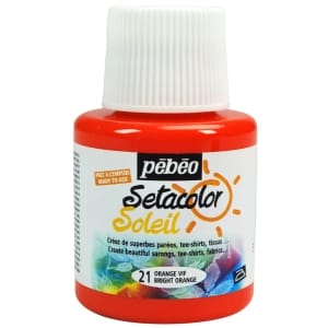 Pebeo Setacolor Soleil 110ml - Bright Orange