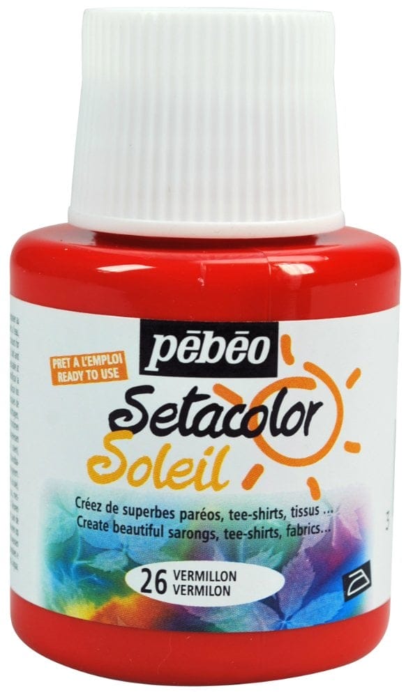 Pebeo Setacolor Soleil 110ml - Vermillion
