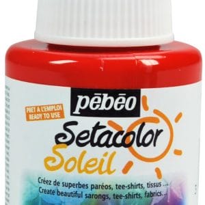 Pebeo Setacolor Soleil 110ml - Vermillion