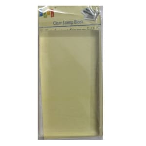 Clear Acrylic Block (90mm by 50 mm)