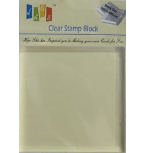 Clear Acrylic Block (90mm by 90 mm)
