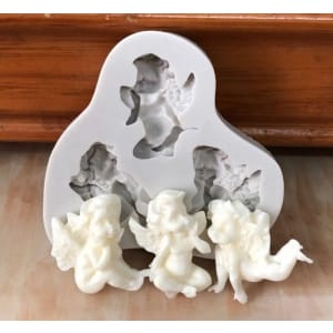 Three Angels Silicone Clay Mould