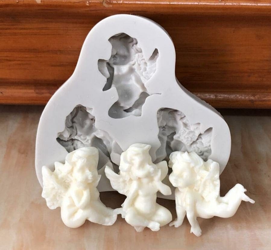 Three Angels Silicone Clay Mould