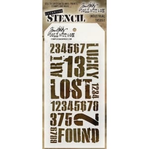 Tim Holtz Layering Stencil - Industrial