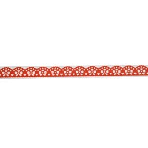 Decorative Tape Thin - Ribbons (Red)