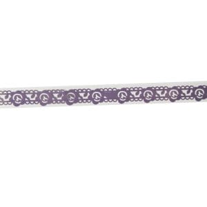 Decorative Tape Thin - Flowers and Vine (Purple)