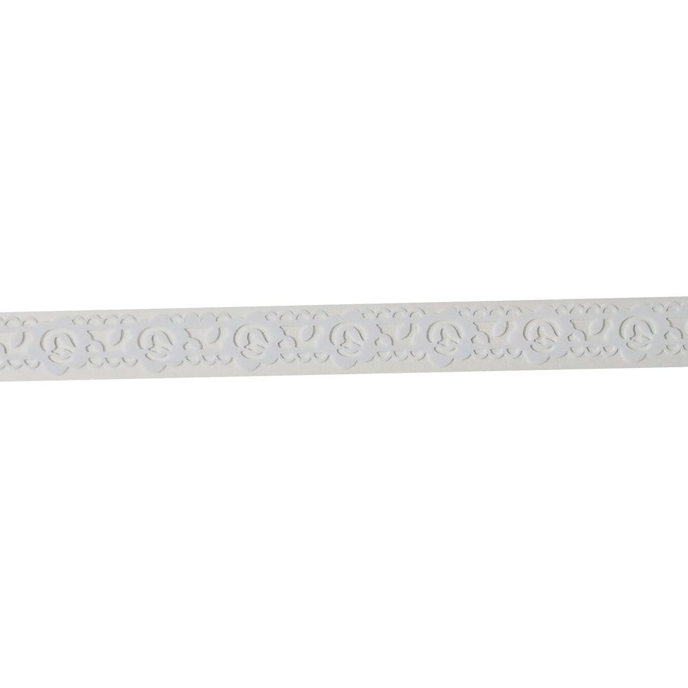 Decorative Tape Thin - Flowers and Vine (White)