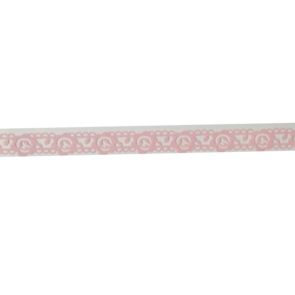 Decorative Tape Thin - Flowers and Vine (Baby Pink) XQN S 21 babypink flowersNvine Decorative Tape Thin - Flowers and Vine (Baby Pink)