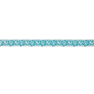Decorative Tape Thin - Flowers and Vine (Blue)