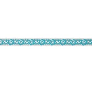 Decorative Tape Thin - Flowers and Vine (Blue)