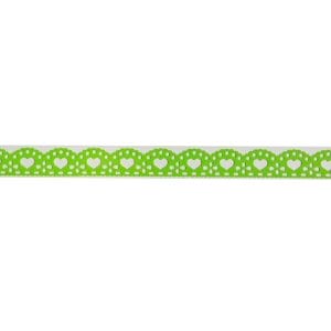 Decorative Tape Thin - Hearts (Green)