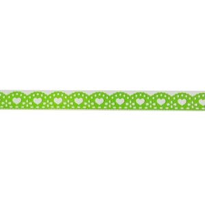 Decorative Tape Thin - Hearts (Green)