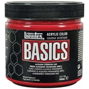 Liquitex Basics Acrylic Paint - Alizarin Crimson Hue (946ML)