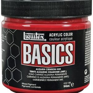 Liquitex Basics Acrylic Paint - Alizarin Crimson Hue (946ML)