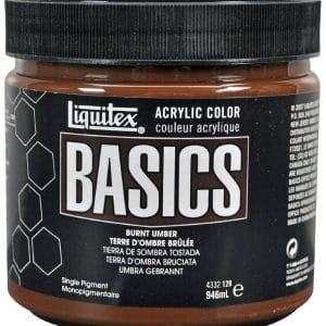 Liquitex Basics Acrylic Paint - Burnt Umber (946ML)