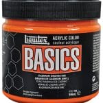 Liquitex Basics Acrylic Paint - Cadmium Orange (946ML)
