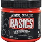 Liquitex Basics Acrylic Paint - Cadmium Red Medium Hue (946ML)