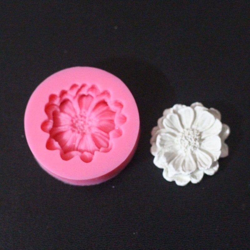 Single Cabbage Flower Silicone Clay Mould cammold225 single cabbage flower Single Cabbage Flower Silicone Clay Mould