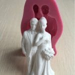 Bride and Groom Silicone Clay Mould