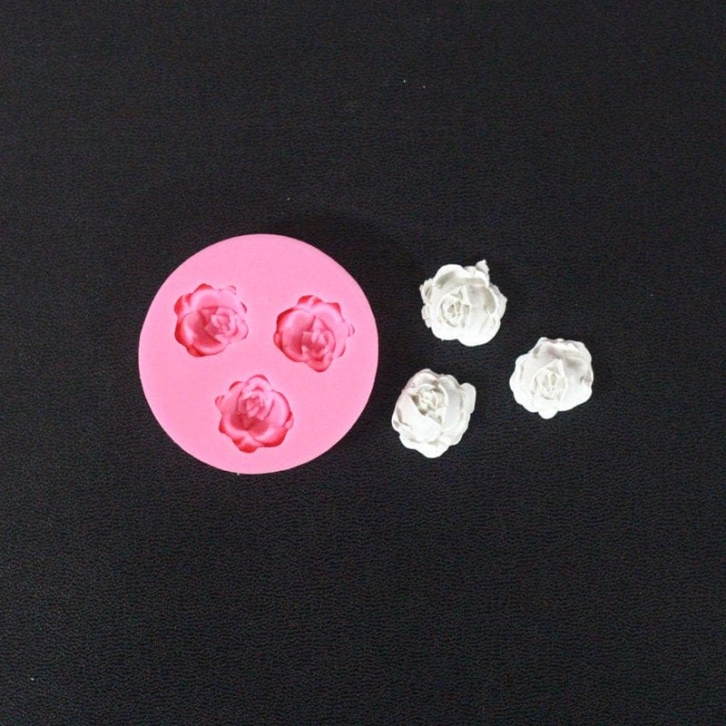 Beautiful Roses Silicone Clay Mould camold179 beautful roses Beautiful Roses Silicone Clay Mould