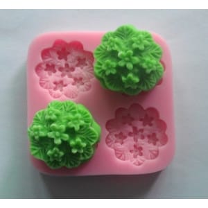 Snowflake Flowers Silicone Clay Mould