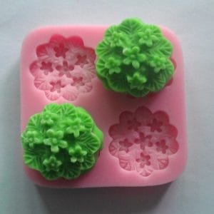 Snowflake Flowers Silicone Clay Mould