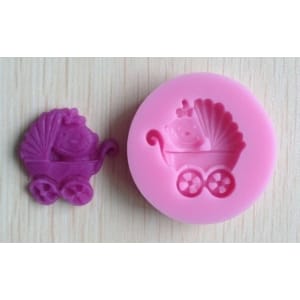 Baby Carriage Silicone Clay Mould