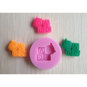 Baby Blocks Silicone Clay Mould