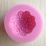 Filigree Semi Circle Silicone Clay Mould