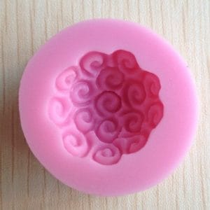 Filigree Semi Circle Silicone Clay Mould