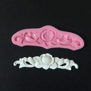 Rose Swirl Silicone Clay Mould