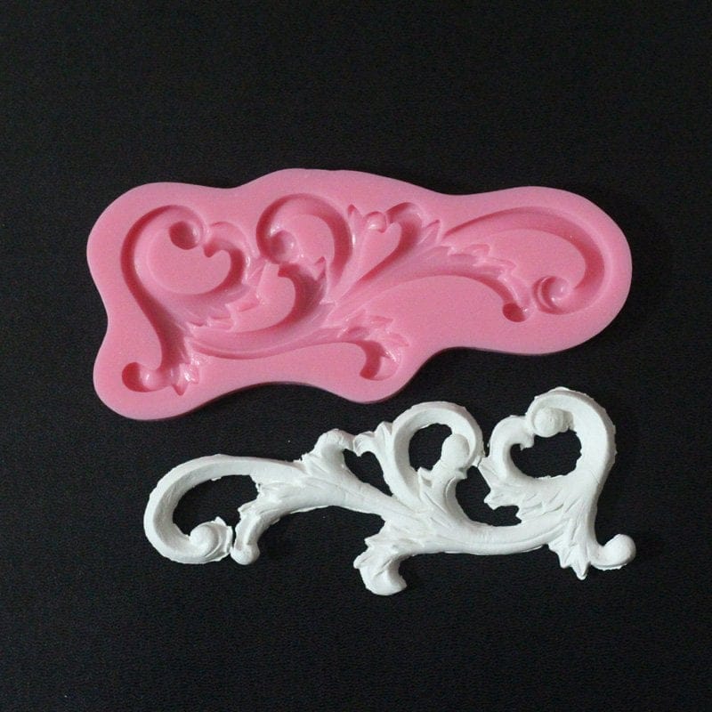 Large Swirl Silicone Clay Mould camold191 large swirl Large Swirl Silicone Clay Mould