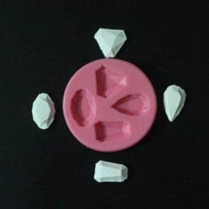 Gems Silicone Clay Mould