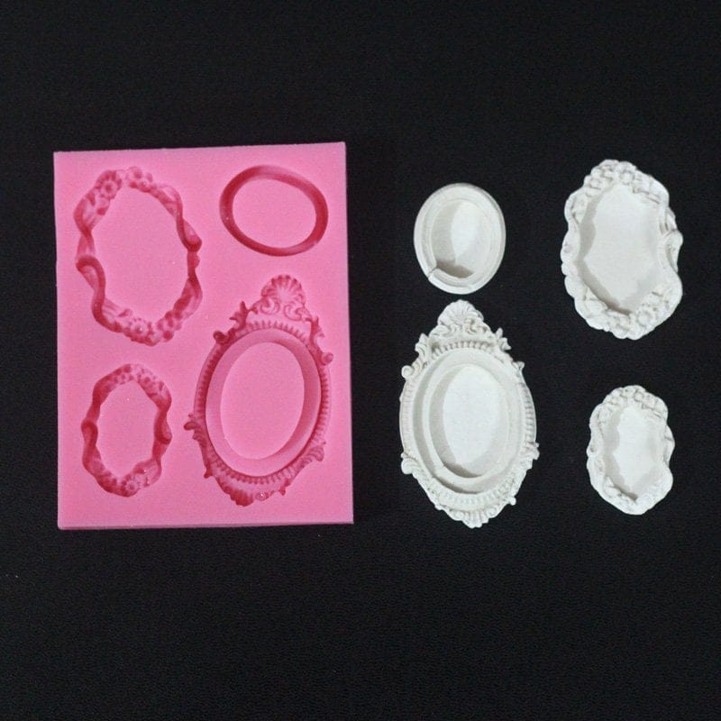 Multiple Frames Silicone Clay Mould camold197 multiple frames Multiple Frames Silicone Clay Mould