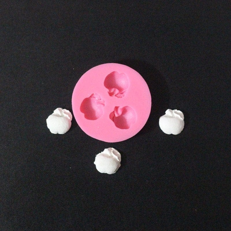 Mini Apples Silicone Clay Mould camold198 apple Mini Apples Silicone Clay Mould