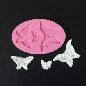 Dotted Butterflies Silicone Clay Mould