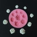 Mixed Roses - Design 2 Silicone Clay Mould