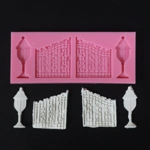 Gate and Lamps Silicone Clay Mould