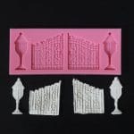 Gate and Lamps Silicone Clay Mould