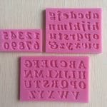 Numbers and Alphabets Silicone Clay Mould