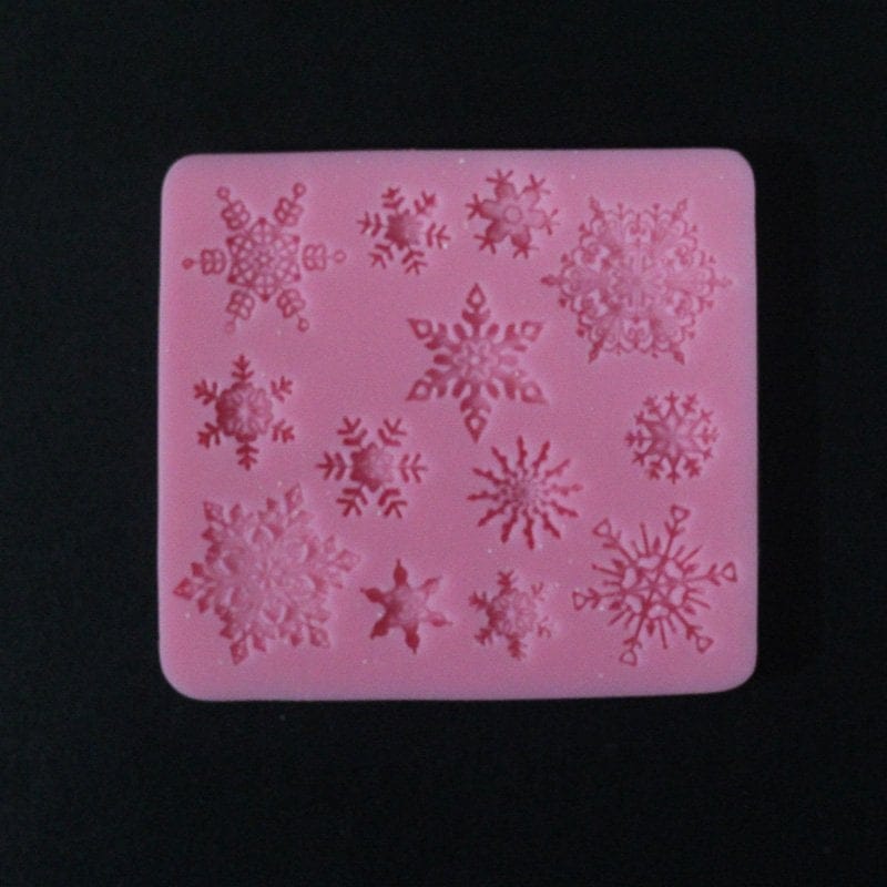 Snowflakes Silicone Clay Mould camold210 snowflakes Snowflakes Silicone Clay Mould