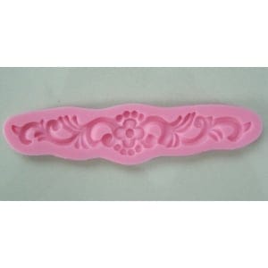 Floral Swirl Silicone Clay Mould