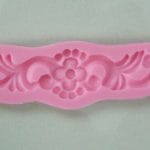 Floral Swirl Silicone Clay Mould