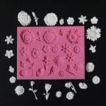 Bunch of Flowers Silicone Clay Mould